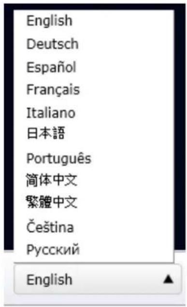 English Deutsch Español Français Italiano 日本語 Português 简体中文 繁體中文 Čeština Русский English