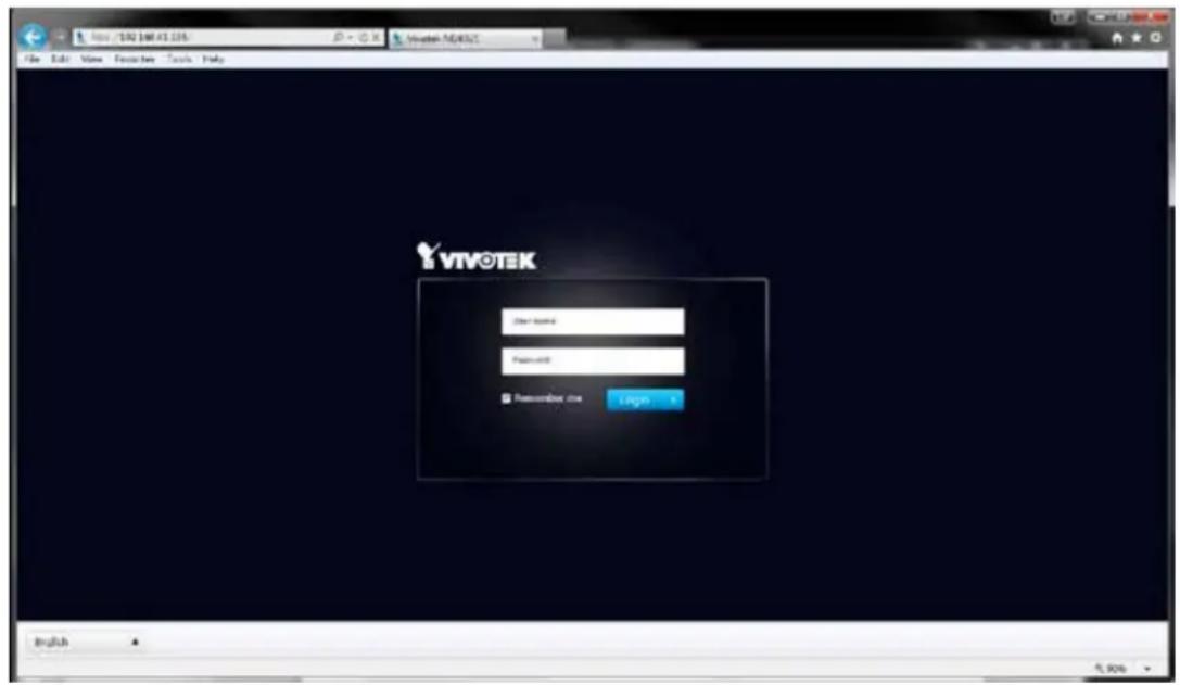 VTVOTEK Enter name: Password: Password line Login English 5.90%