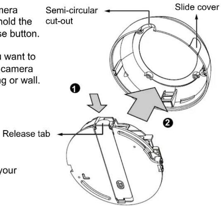 Vivotek FD8166A-N - Hardware Installation - 3