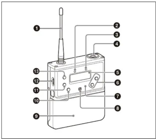 SONY URX-P40 - Body-Pack-Sender (UTX-B40) - 1