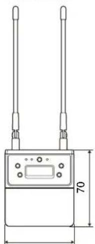 SONY URX-P40 - Mobiler Diversity-Tuner (URX-P41D) - 2