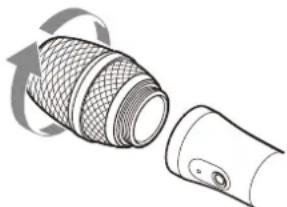SONY URX-P40 - Ersetzen der Mikrofoneinheit - 1