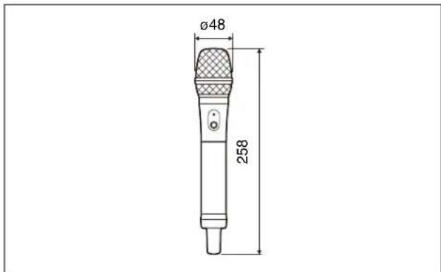 SONY URX-P40 - Handmikrofon (UTX-M40) - 1