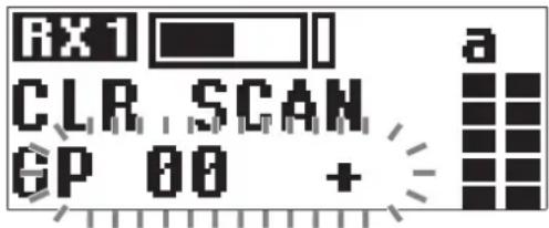 SONY URX-S03D - Suche nach verfügbaren Kanälen innerhalb einer Gruppe (Clear Channel Scan) - 1