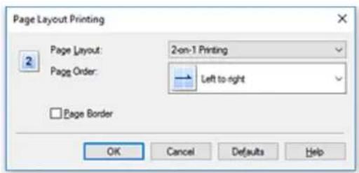 CANON PIXMA G6020 - Page Layout Printing - 3