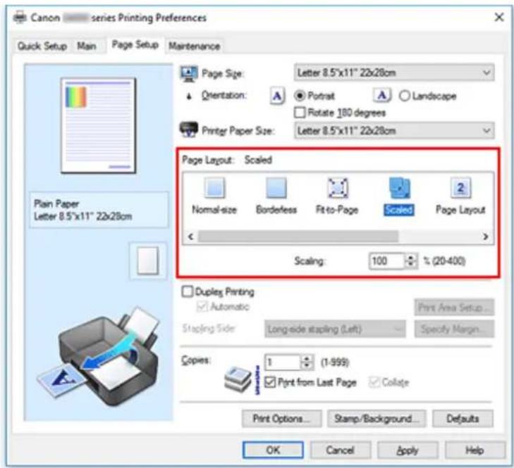 CANON PIXMA G6020 - Scaled Printing - 2