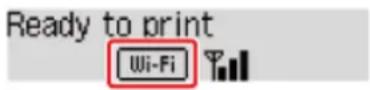 CANON PIXMA G6020 - Is the printer connected to the wireless router? - 1