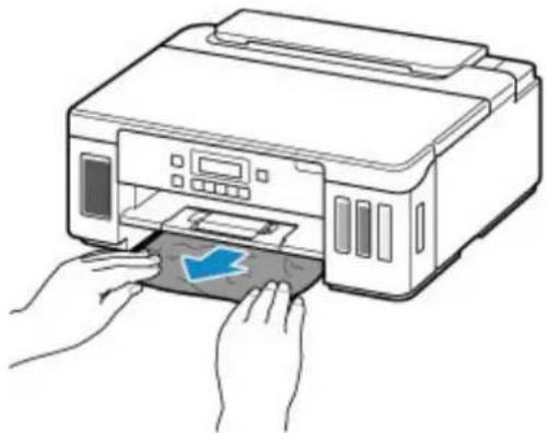 CANON PIXMA G6020 - Remove jammed paper. - 1
