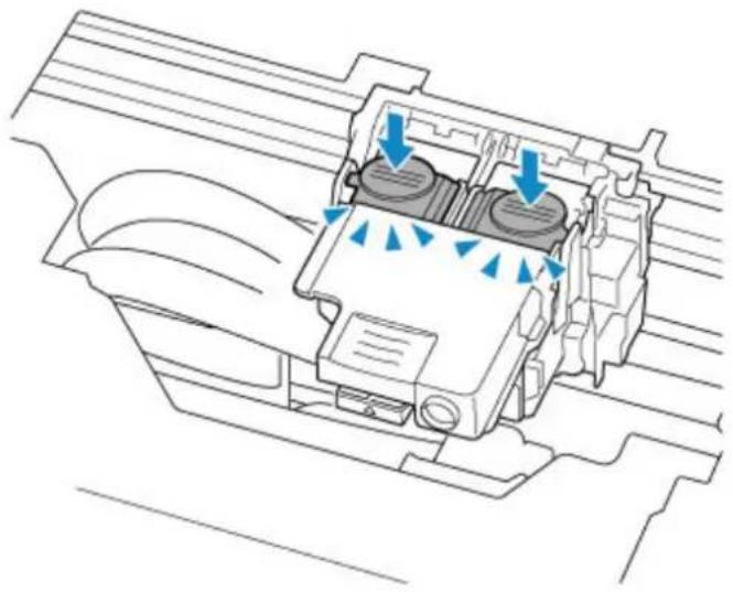 CANON PIXMA G6020 - Close print head locking cover and push it down. - 2