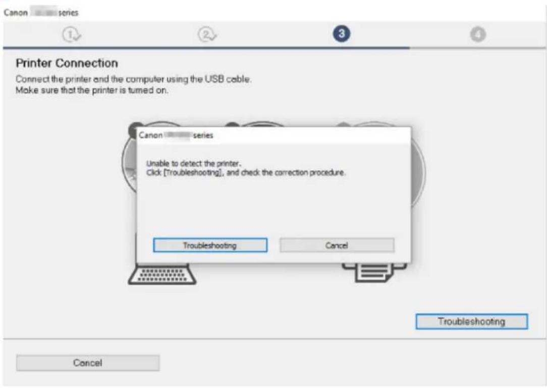 CANON PIXMA G6020 - If you cannot get past the Printer Connection screen: - 1