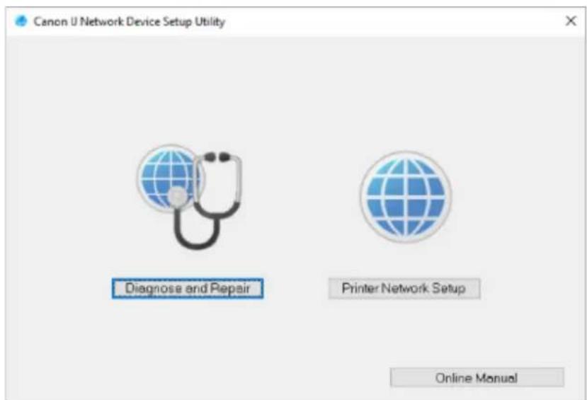 CANON PIXMA G6020 - Starting Up IJ Network Device Setup Utility - 1