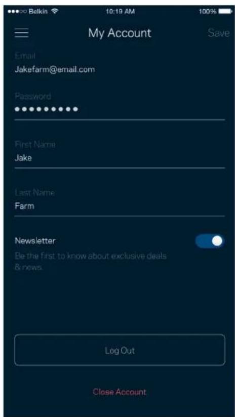 My Account Email Jakefarm@email.com Password First Name Jake Last Name Farm Newsletter Be the first to know about exclusive deals & news. Log Out Close Account