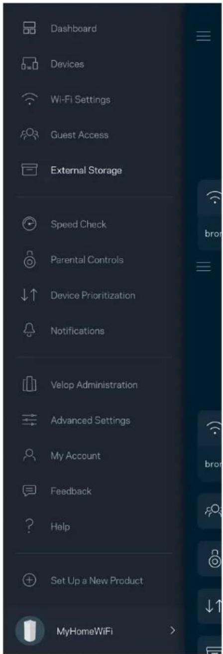 LINKSYS Velop AX5300 - Archiviazione esterna - 1