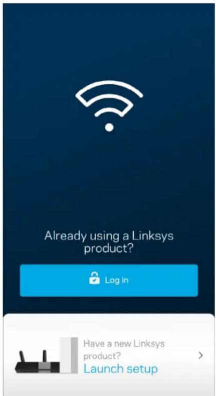 LINKSYS Velop AX5300 - Linksys 앱에 로그인 - 1