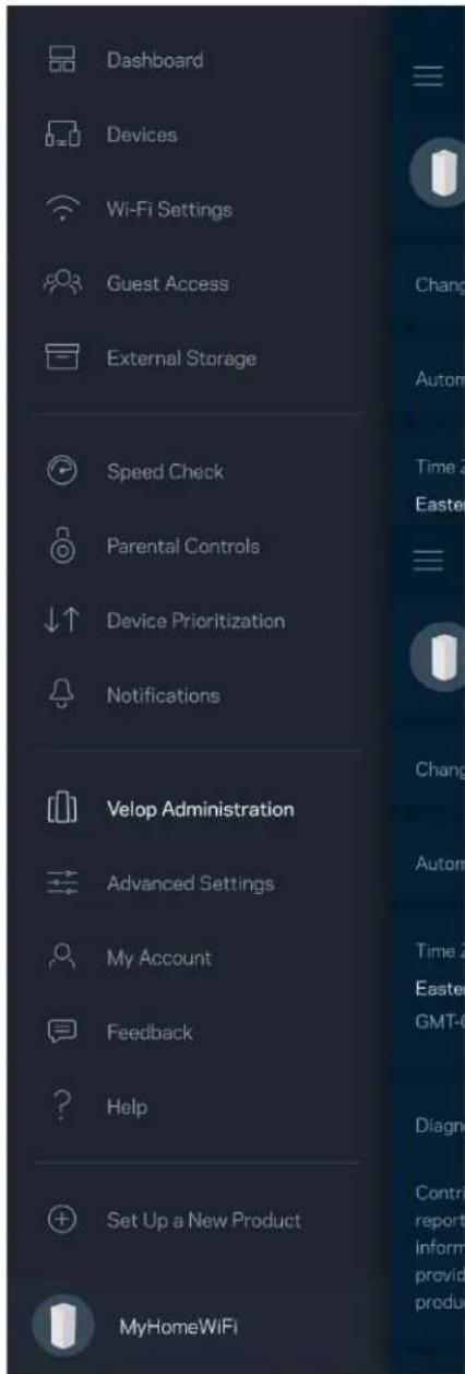 LINKSYS Velop AX5300 - Administración de Velop - 1
