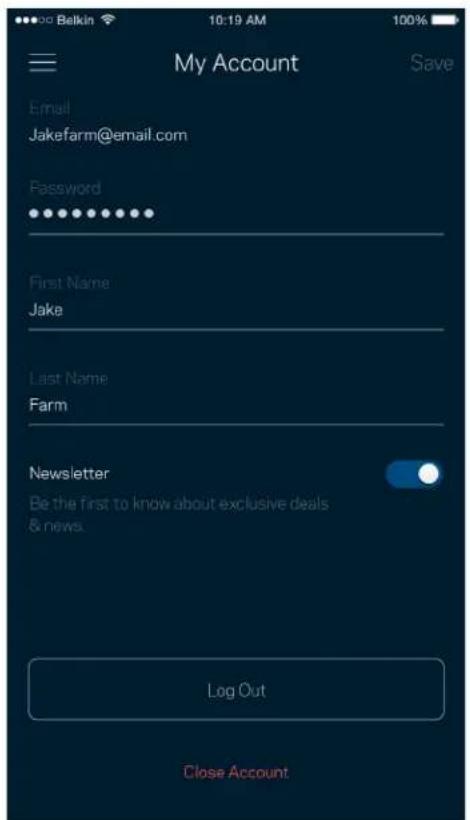 My Account Email Jakefarm@email.com Password First Name Jake Last Name Farm Newsletter Be the first to know about exclusive deals & news. Log Out Close Account