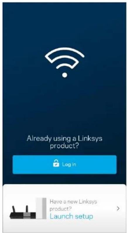 LINKSYS Velop AX5300 - Linksys アプリへのログイン - 1