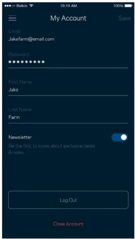My Account Email Jakefarm@email.com Password First Name Jake Last Name Farm Newsletter Be the first to know about exclusive deals & news. Log Out Close Account
