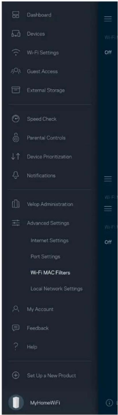 LINKSYS Velop AX5300 - Pieslēgvetas iestatījumi - 2