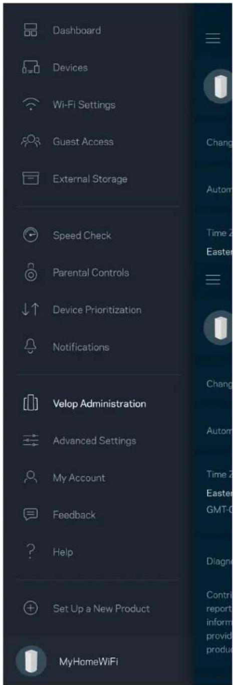 LINKSYS Velop AX5300 - Velop Administration (Διαχείριση Velop) - 1