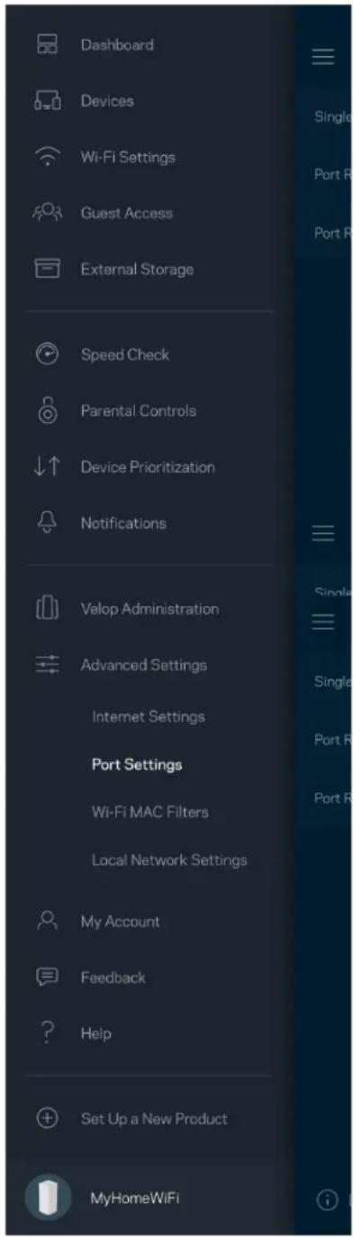 LINKSYS Velop AX5300 - Internetindstillinger - 2