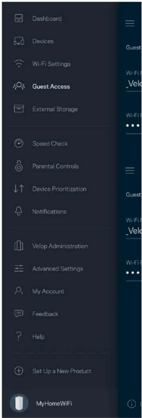 LINKSYS Velop AX5300 - Wi-Fi 設定 - 5