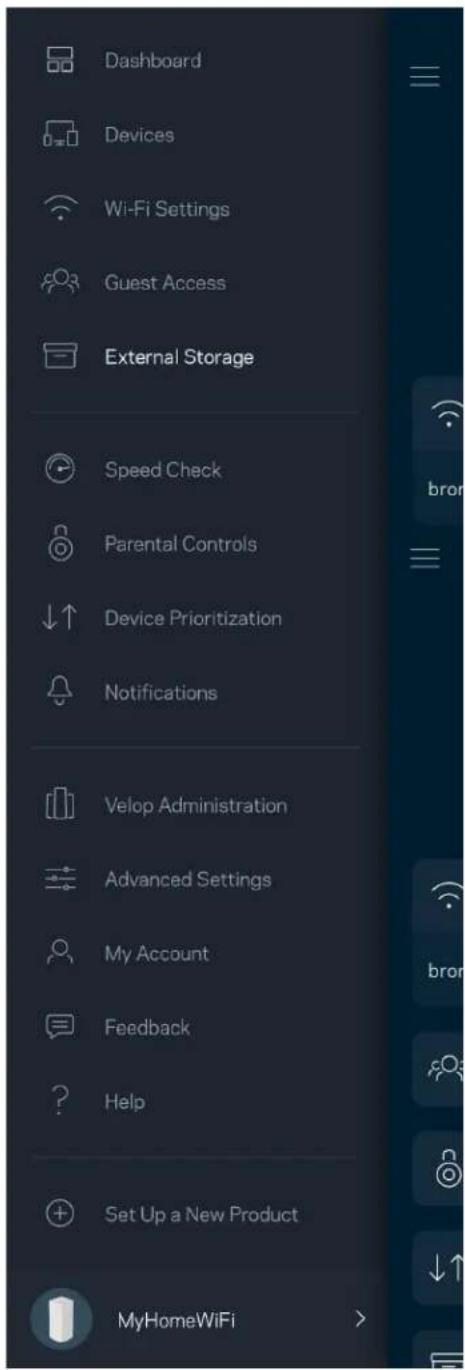 LINKSYS Velop AX5300 - Wi-Fi-innstillinger - 5
