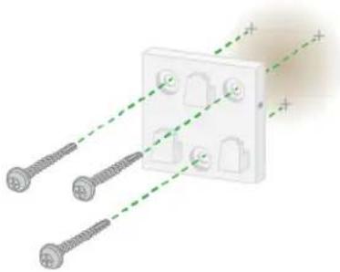 NETGEAR Orbi RBS50Y - To wall-mount your satellite: - 1