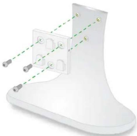 NETGEAR Orbi RBS50Y - To attach the satellite to the stand: - 1
