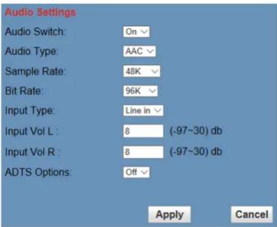 PTZ Optics PT30X-SDI - Audio Setup - 1