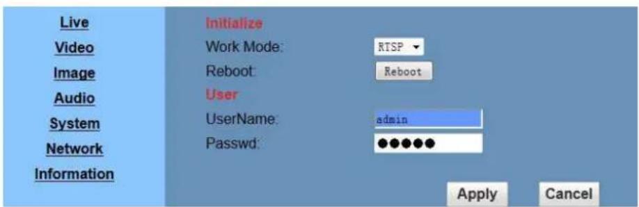 PTZ Optics PT20X-SDI - System Settings - 1