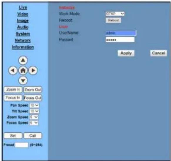 ClearOne Unite 200 - System setting, please click "System" - 1