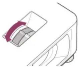 SONY VPL-CWZ10 - Adjusting the Screen Size - 2