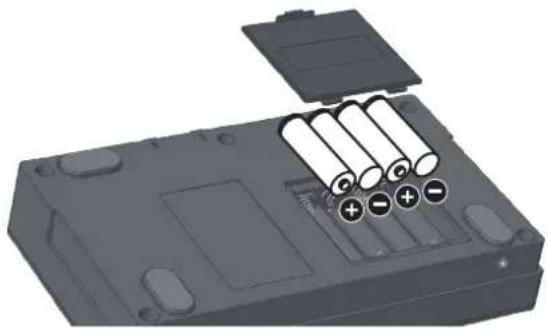 ROLAND TR-6S - Achten Sie auf die korrekte Ausrichtung (Polarität) der Batterien. - 1