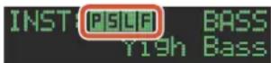 ROLAND TR-6S - Die Symbole im INST-Display - 1