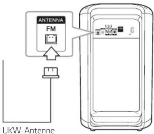 LG XBOOM RK7 - Antennenanschluss - 1