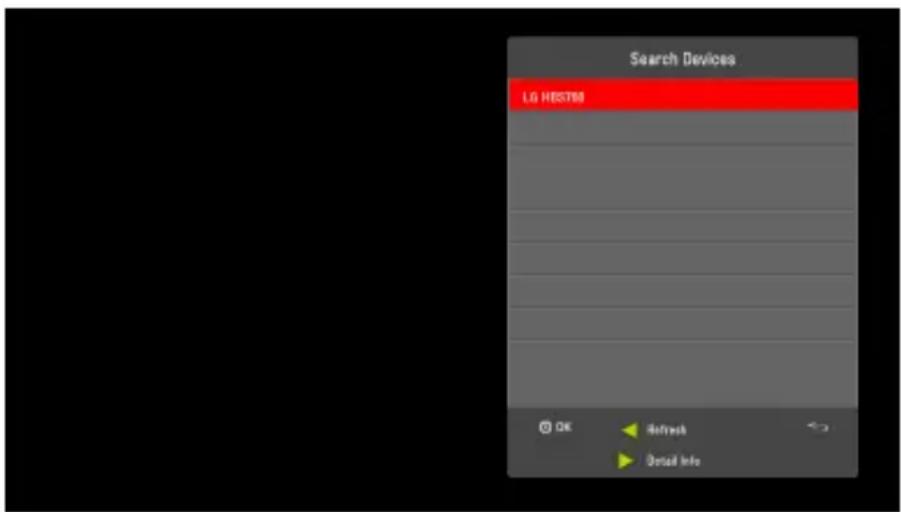 Search Devices LG HOST68 OK Refresh Detail Info