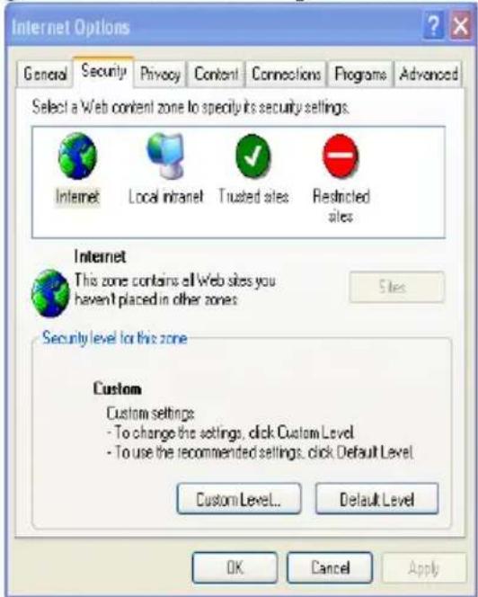 Provision-ISR DI-350IP5S36 - Q: IE cannot download ActiveX control. How can I do? - 2
