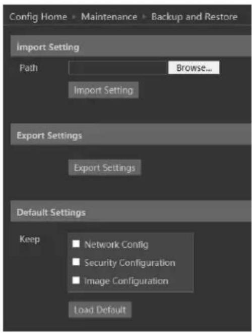 Provision-ISR DI-350IP5S36 - Configure Backup & Restore - 1