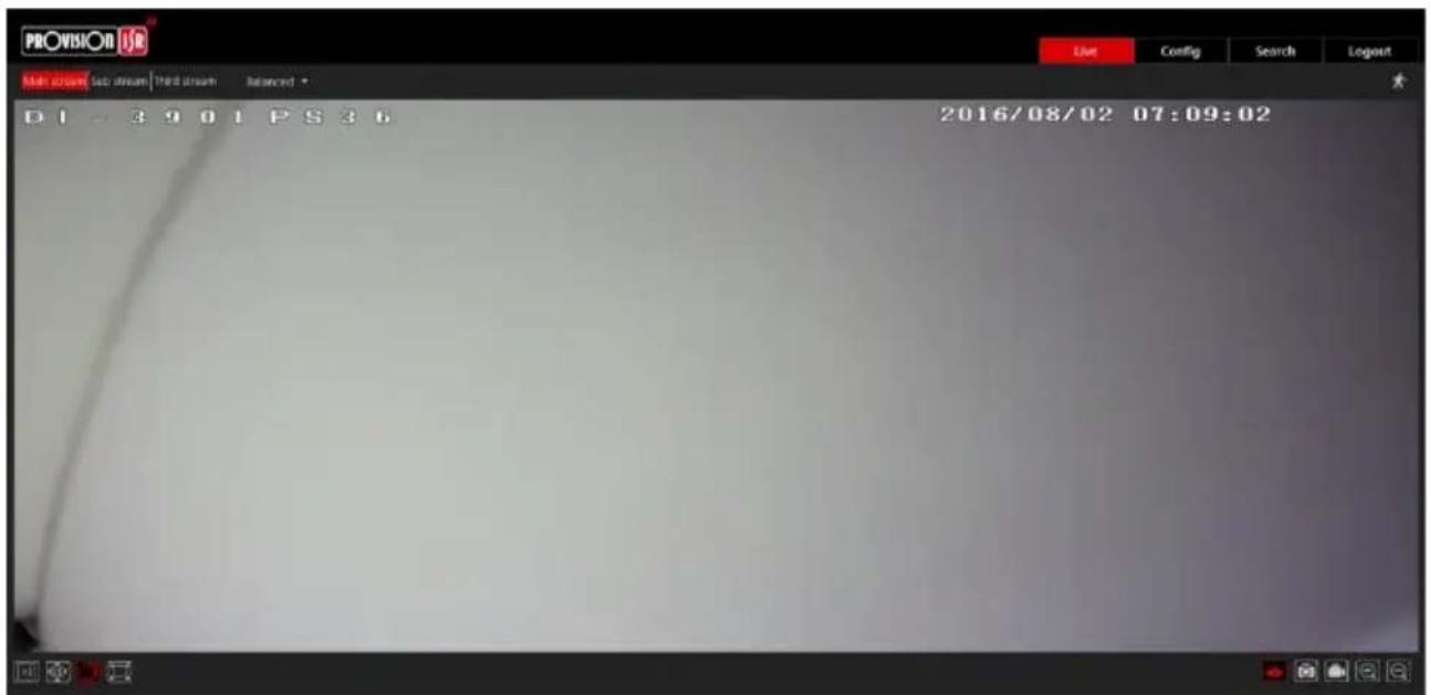 Provision-ISR I3-390IP5SVF - Remote Live-view Interface - 1