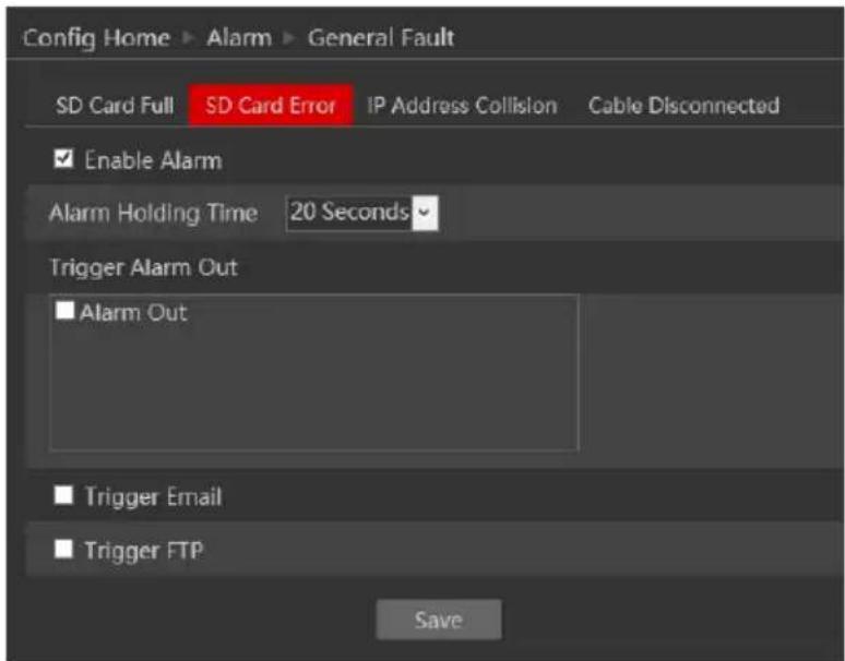 Provision-ISR I8-340IP5MVF+ - General Fault - 2