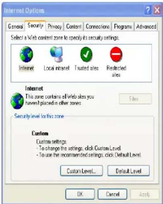 Provision-ISR I8-340IP5MVF+ - Q: IE cannot download ActiveX control. How can I do? - 2