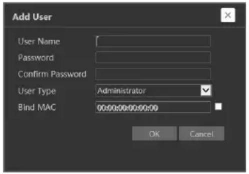 Provision-ISR I8-340IP5MVF+ - Adding a user: - 1