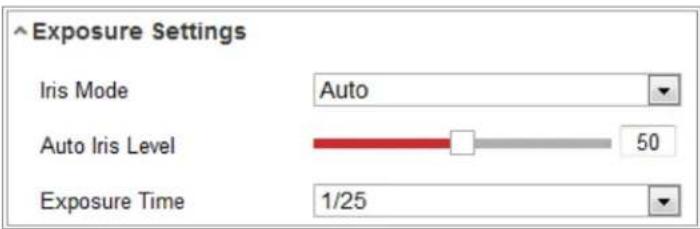 Hikvision DS-2CD2D21G0/M-D/NF - - Exposure Settings - 1