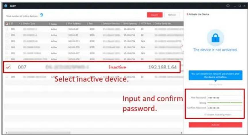 Hikvision DS-2CD2D21G0/M-D/NF - - Activation via SADP Software - 1