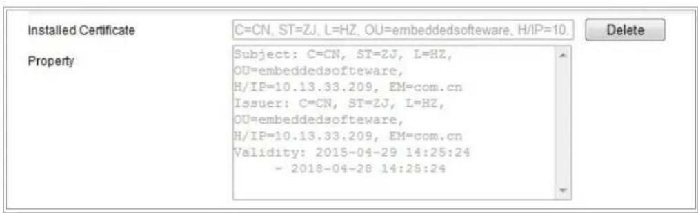 Hikvision DS-2CD2D21G0/M-D/NF - - Create the Request and Import the Authorized Certificate - 3