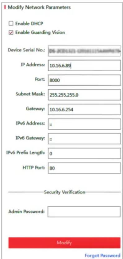 Hikvision DS-2CD2D21G0/M-D/NF - - Activation via SADP Software - 3