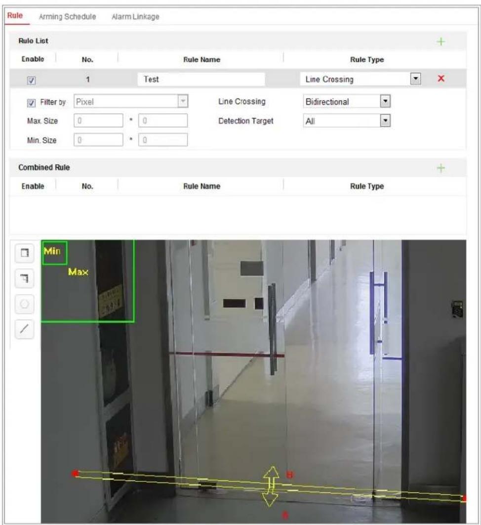 Hikvision DS-2CD2D21G0/M-D/NF - - Rule - 1
