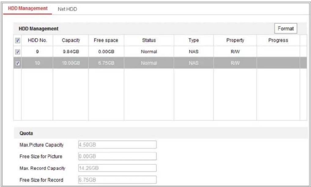 Hikvision iDS-2CD8426G0/F-I - Add Net HDD. - 3