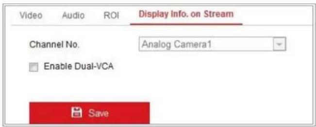 Hikvision PanoVu DS-2CD6D54FWD-IZHS - Display Info. on Stream 8.4 - 1
